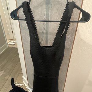 club monaco black dress size 00